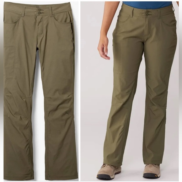 Green prana Halle 2 pants, size 6S (short). - Picture 4 of 5